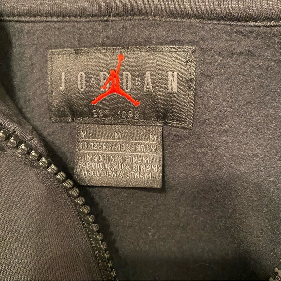 Jordan Brooklyn Fleece Boys Zip Up Hoodie - Picture 3 of 6